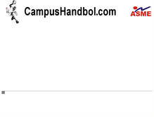 Tablet Screenshot of campushandbol.com
